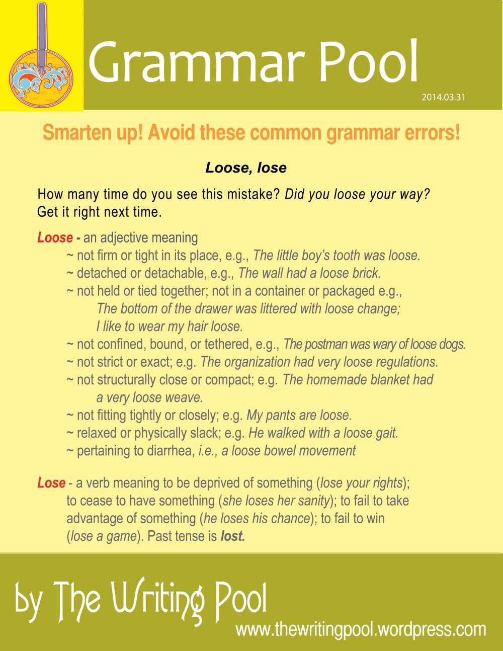 Grammar Pool 20140331